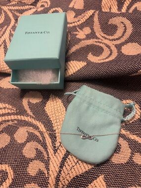 Tiffany & Co. Sterling Silver Infinity necklace